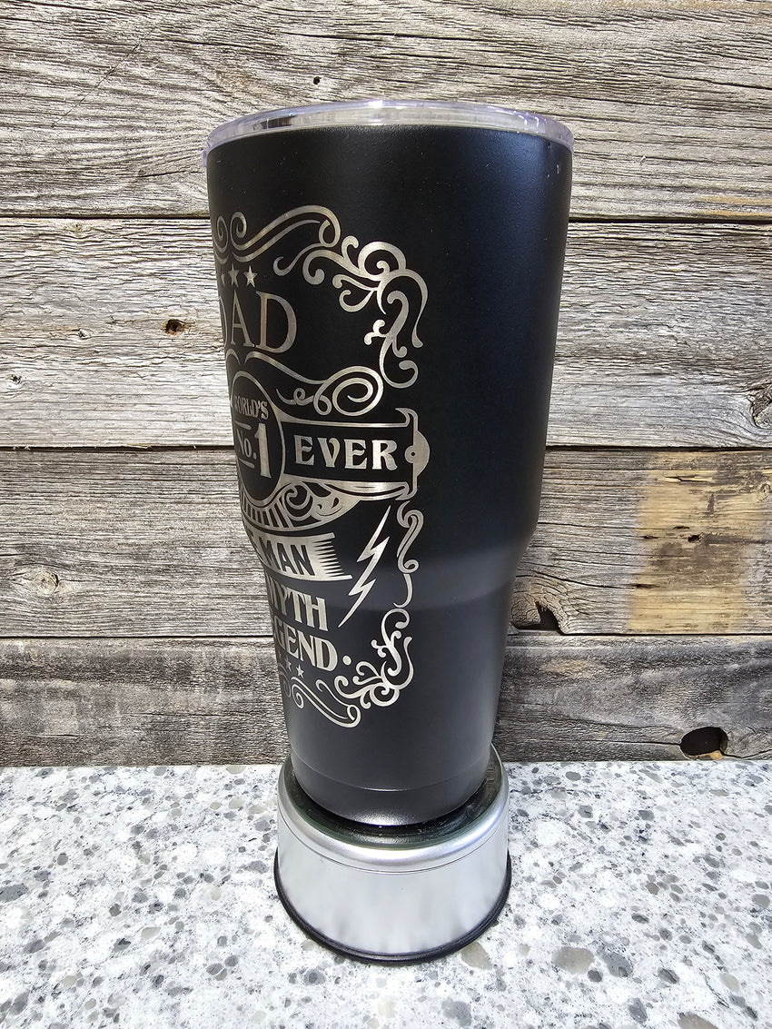 DAD Laser Etched 30oz Tumblr