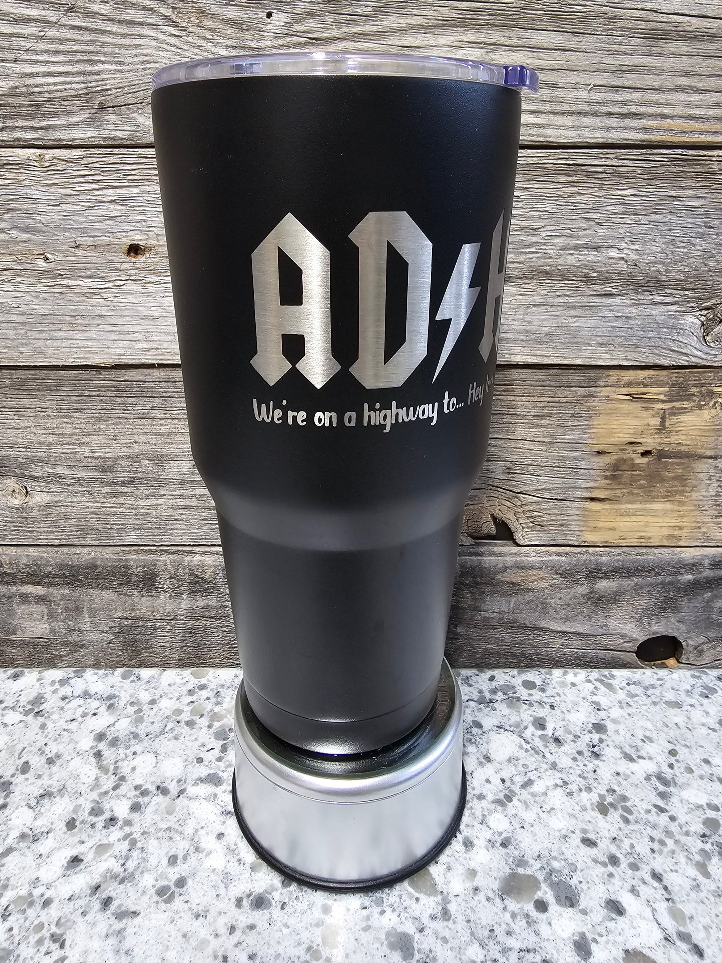 AD/HD Laser Etched 30oz Tumblr