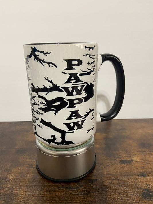 Pawpaw Fractal 15oz Coffee Mug